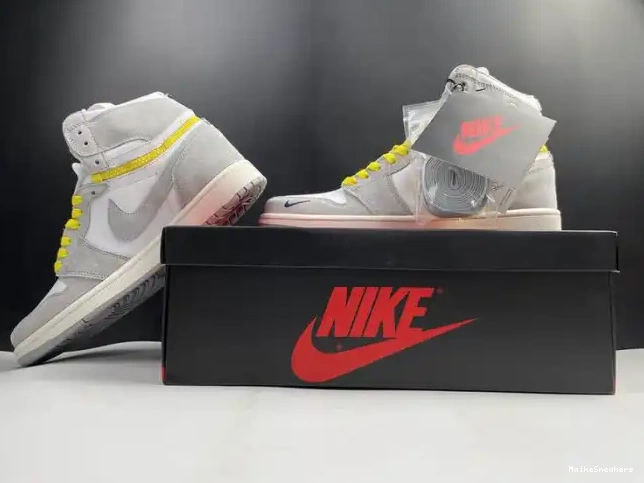 MaikeSneakers Air Jordan Light CW6576-100 High Smoke 1 Switch 0406